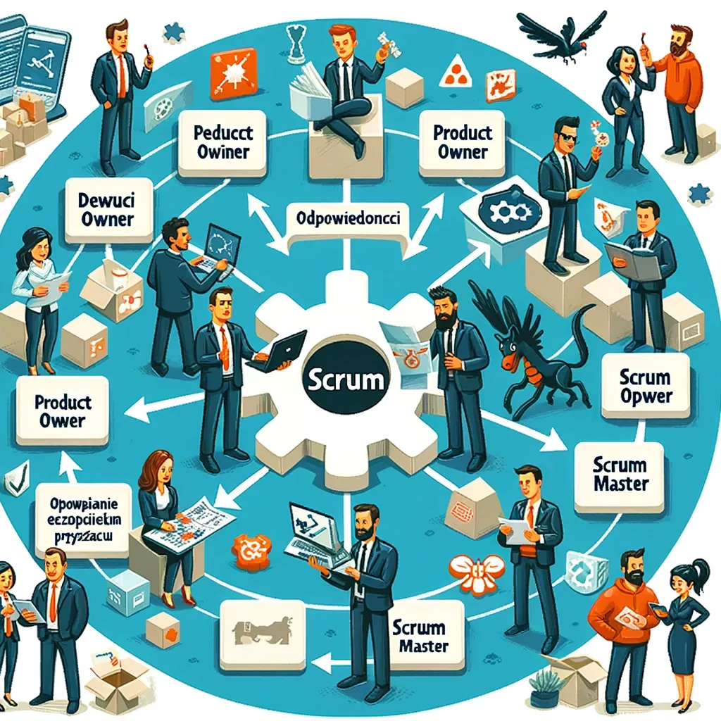 Odpowiedzialności (role) w Scrumie: Deweloperzy, Product Owner i Scrum Master - Pixlab.pl