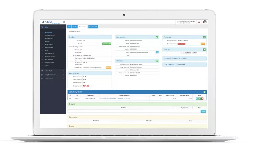 System CRM - Pixlab.pl