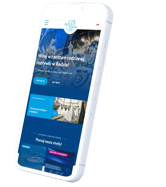Strona internetowa Aquapark Reda - Pixlab.pl